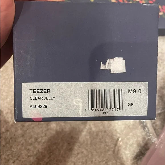 Stuart Weitzman glitter sandals size 9W - Picture 4 of 4